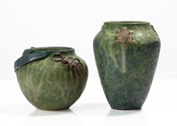 Richard Freiwald, Two Art Pottery Vases