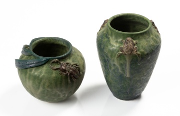 Richard Freiwald, Two Art Pottery Vases
