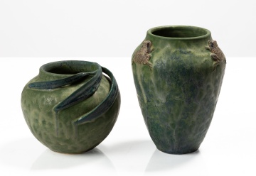 Richard Freiwald, Two Art Pottery Vases