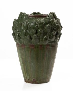 Freiwald Art Pottery Frog Vase