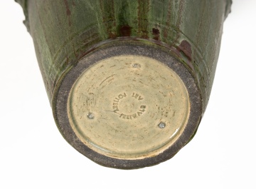 Freiwald Art Pottery Frog Vase