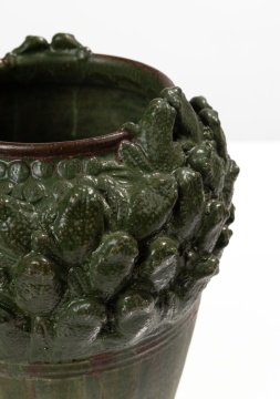 Freiwald Art Pottery Frog Vase