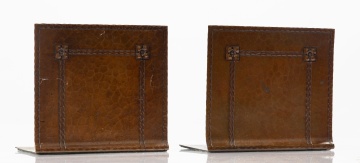 Roycroft, Pair of Hammered Copper Bookends