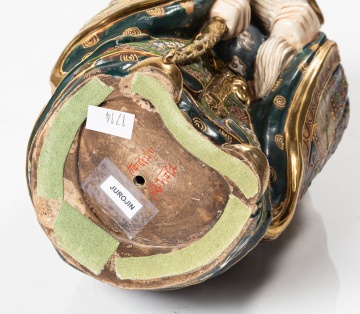 Japanese Satsuma Figure of Jurojin