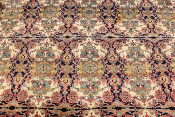 Mahal Carpet with Allover Floral Lattice