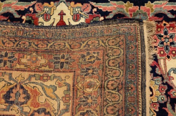 Mahal Carpet with Allover Floral Lattice