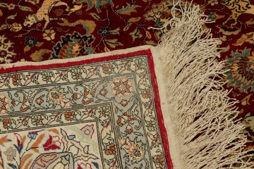 Silk Pictorial Rug with Animals