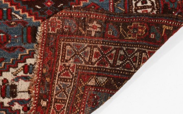 Afshar Rug with Diamond Lattice