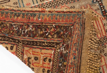 Caucasian Soumak Flatweave Panel with Camels
