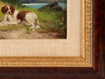 Frederick Hall (British, 1860-1948) "Scottish Highland Dogs"