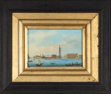 Sir William Hamilton and Pietro Fabris, View of Vesuvius, Plate VII from Campi Phlegraei, and a Venetian Watercolor