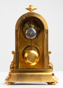 Le Roy & Fils Gilt Bronze Perpetual Calendar Mantel Clock