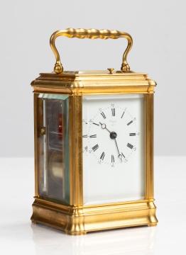 Breguet Gilt Bronze Gorge-Cased Quarter-Striking Carriage Clock, No. 5258