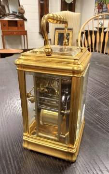Breguet Gilt Bronze Gorge-Cased Quarter-Striking Carriage Clock, No. 5257