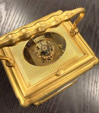 Breguet Gilt Bronze Gorge-Cased Quarter-Striking Carriage Clock, No. 5257