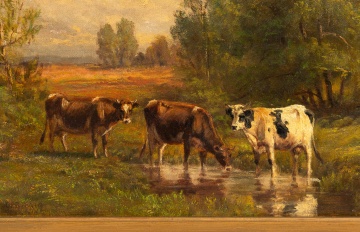 Thomas Bigelow Craig (American, 1849-1924) In the Afternoon Sunshine