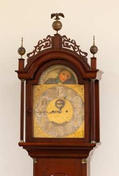 Tiffany & Co., New York, Mahogany Tall Case Clock with Moon Phase