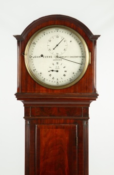 John Evans, London, Mahogany Longcase Regulator