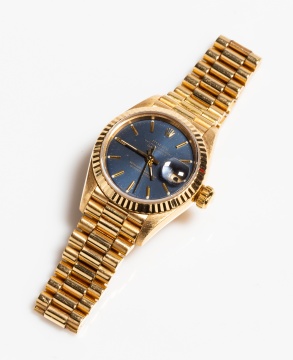 Rolex Lady-Datejust 18K Gold Wristwatch, Ref. 69179
