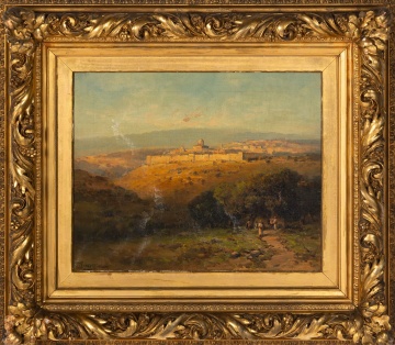 Andrew Melrose (American, 1836-1901) "Jerusalem from the Bethany Road"