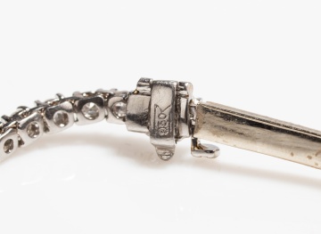 Platinum and Diamond Riviere Necklace