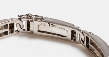 Dennis C. 7.75 Carat Diamond and 18K White Gold Bracelet