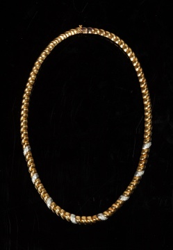 Van Cleef & Arpels 18K Gold and Diamond Necklace