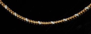 Van Cleef & Arpels 18K Gold and Diamond Necklace