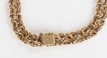 14K Gold Double-Link Bracelet