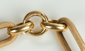 Italian 18K Gold Link Bracelet