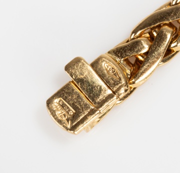 Italian 18K Gold and Diamond Necklace