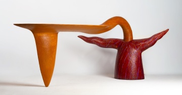 Wendell Castle (American, 1932-2018) "You're Innocent When..." Table