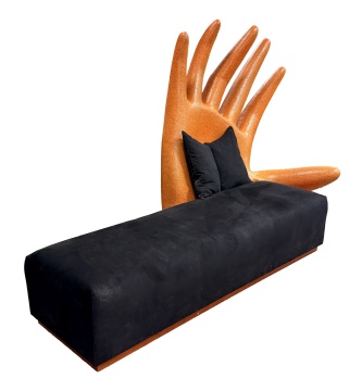 Wendell Castle (American, 1932-2018) Hand-Form Sofa, a Mirror-Image Variant of 'Upper Hand', Possibly a Prototype, 2006
