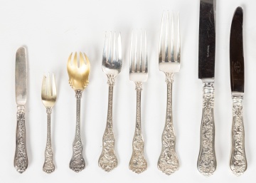 Tiffany & Co. 'Olympian' Sterling Silver Flatware Service, 185 Pieces