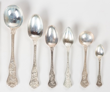 Tiffany & Co. 'Olympian' Sterling Silver Flatware Service, 185 Pieces