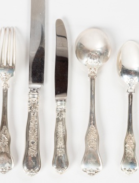 Tiffany & Co. 'Olympian' Sterling Silver Flatware Service, 185 Pieces