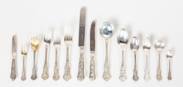 Tiffany & Co. 'Olympian' Sterling Silver Flatware Service, 185 Pieces