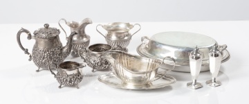 Group of American Sterling Silver Hollowware, Including Tiffany & Co. and Gorham