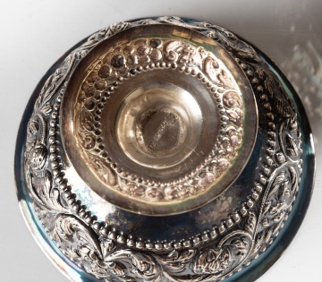 American Coin Silver Repousse Four-Piece Tea Set