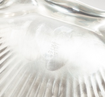 Four Sterling Silver Shell-Form Dishes: Pair by Tiffany & Co., Gorham and Fisher