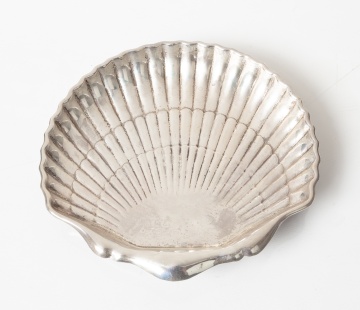 Four Sterling Silver Shell-Form Dishes: Pair by Tiffany & Co., Gorham and Fisher