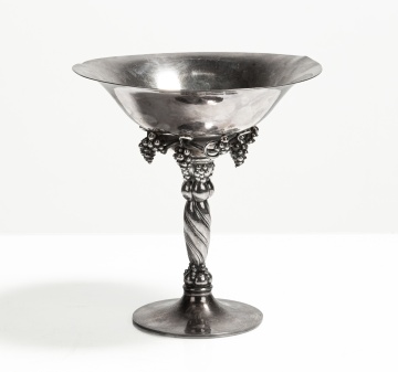 Georg Jensen Sterling Silver Grape Tazza, No. 263B