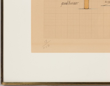Claes Oldenburg (American, 1929-2022) "System of Iconography: Plug, Mouse, Good Humor, Lipstick, Switches"