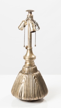 Bradley & Hubbard Nickel-Plated Lamp Base