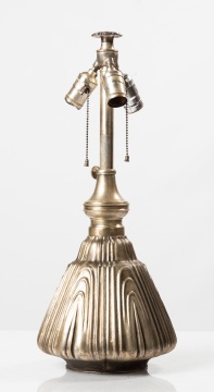 Bradley & Hubbard Nickel-Plated Lamp Base