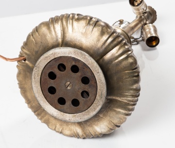 Bradley & Hubbard Nickel-Plated Lamp Base