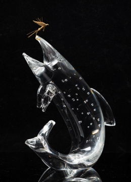 Steuben "Trout and Fly"