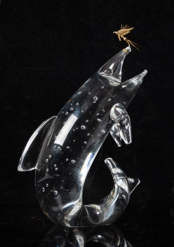 Steuben "Trout and Fly"
