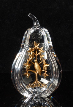 Steuben "Partridge in a Pear Tree"