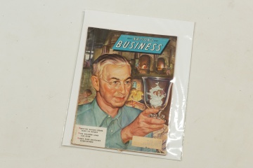 Charles DeFeo (American, 1892-1978) Steuben Glassworks, Cover Illustration for Nation's Business, May 1948